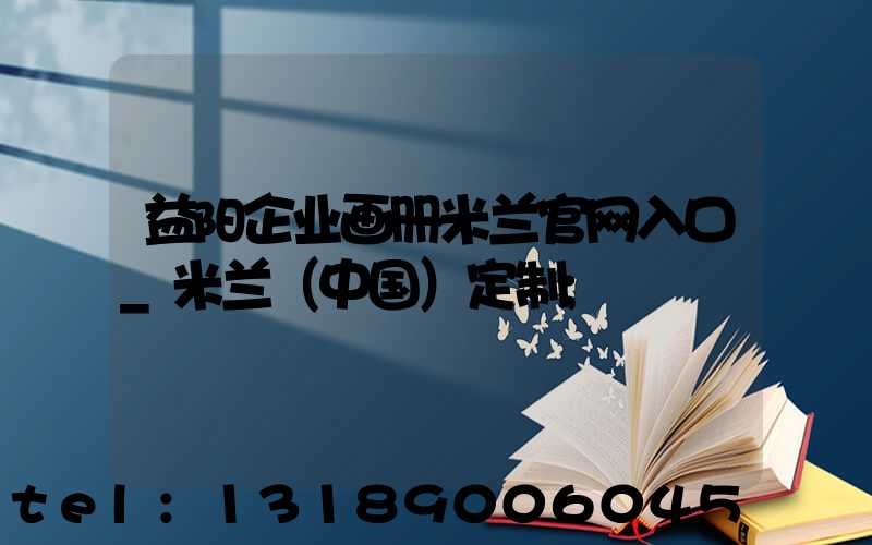 益阳企业画册米兰官网入口_米兰（中国）定制