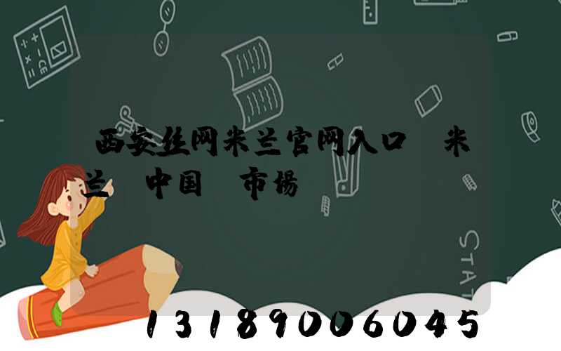 西安丝网米兰官网入口_米兰（中国）市场