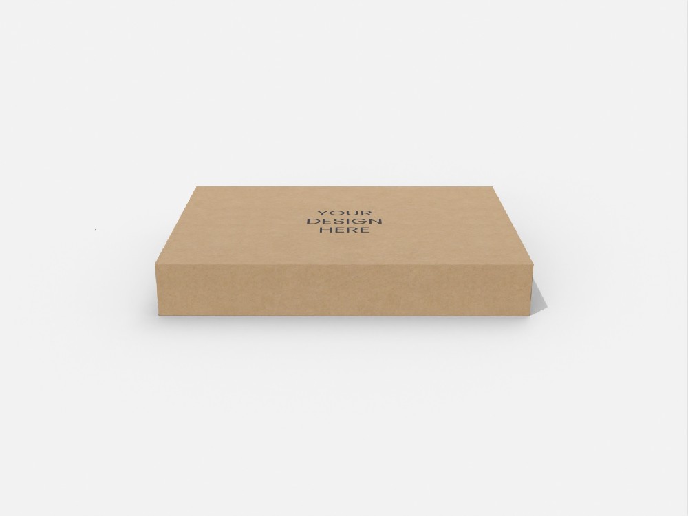 纸盒制作-四折边对盖盒设计结构图