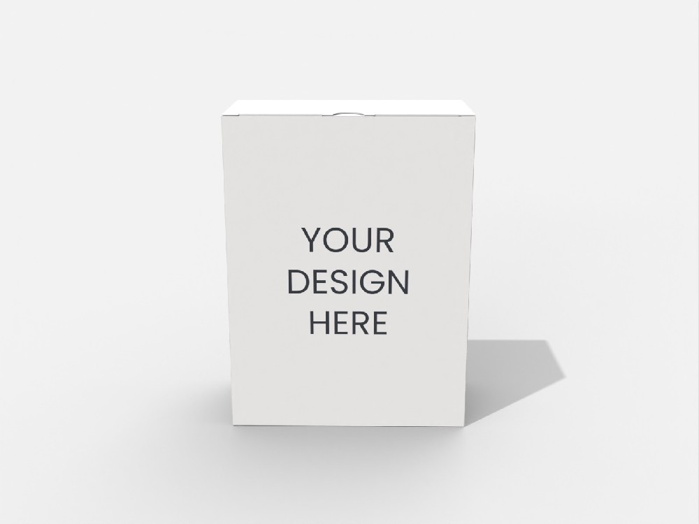 彩印包装设计 -锁扣延反向插锁盒型