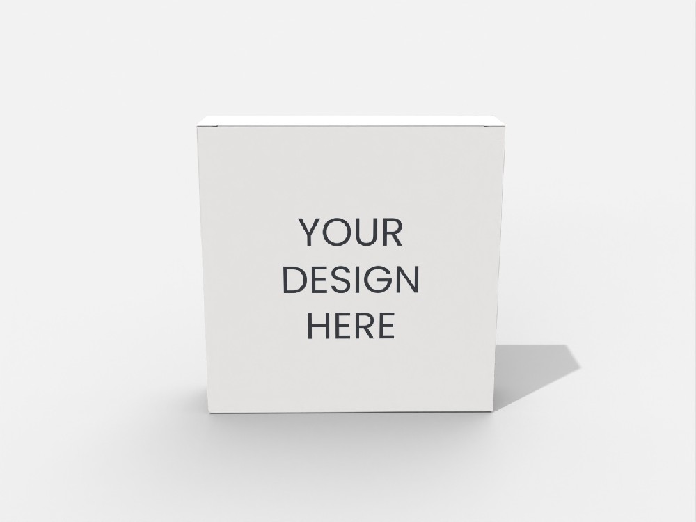 包装彩印- 后开反向插锁平粘底盒设计结构图