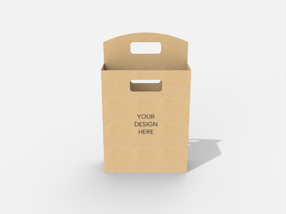 纸袋设计-封口手提袋设计结构图